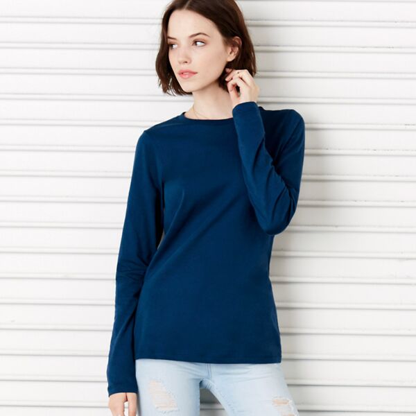 +CANVAS Ladies' Relaxed Jersey Long-Sleeve Tee Thumbnail