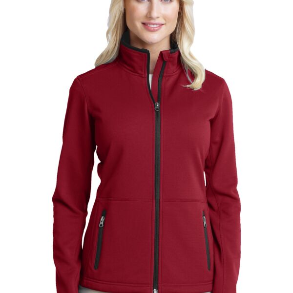 Ladies Pique Fleece Jacket Thumbnail