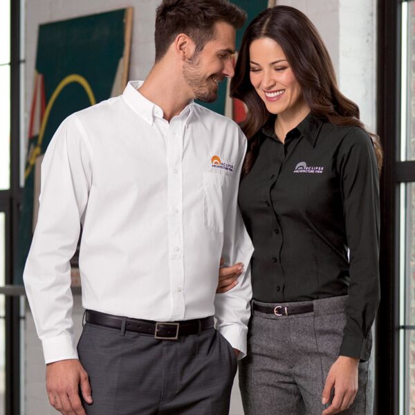 UltraClub Ladies' Easy-Care Broadcloth Thumbnail