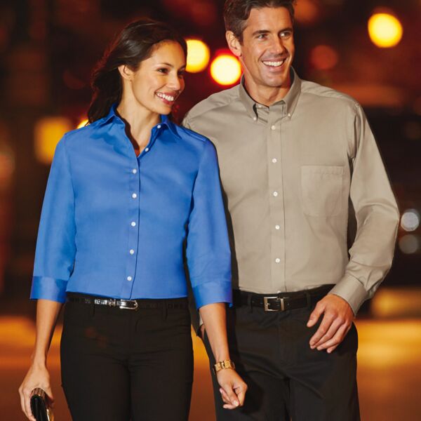 Van Heusen Men's Long-Sleeve Dress Twill Thumbnail