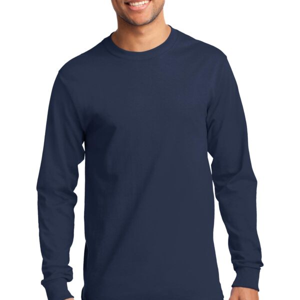Port & Co Long Sleeve Essential T Shirt Thumbnail