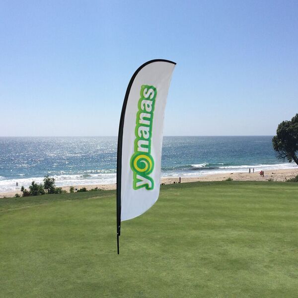 8ft Feather Flag Banner (Double Sided) Thumbnail