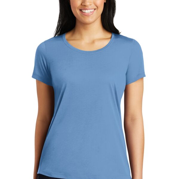 Ladies PosiCharge Competitor Cotton Touch Scoop Neck Tee - Sublimated Thumbnail