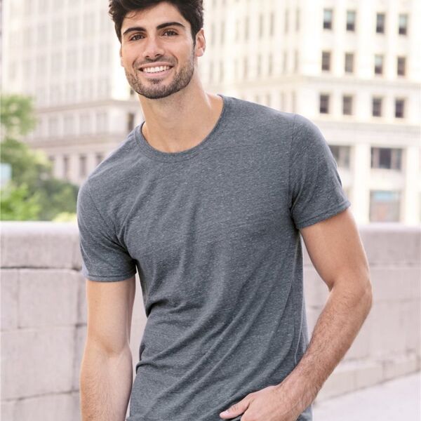 Snow Heather Jersey Crew T-Shirt Thumbnail