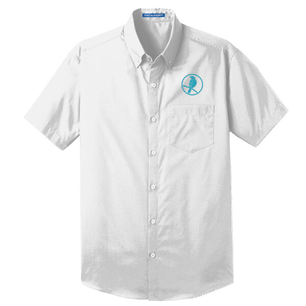 Osceola Clerk Men's Short Sleeve Carefree Poplin Shirt Thumbnail
