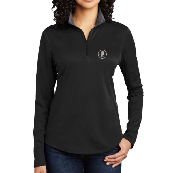 Osceola Clerk Ladies Silk Touch Performance 1/4 Zip Thumbnail
