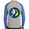 Mens Full Color PosiCharge Long Sleeve Tri Blend Wicking Raglan Tee Thumbnail