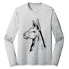 Sublimatable PosiCharge Long Sleeve Electric Heather Tee Thumbnail